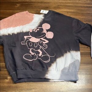New Disney Mickey Mouse Tie-Dye Sweatshirt xl